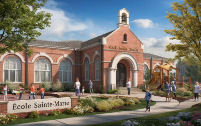 École Sainte-Marie : une école catholique offrant un enseignement de la maternelle au lycée