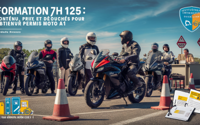 Formation 7h 125 : contenu, prix et débouchés pour obtenir votre permis moto A1